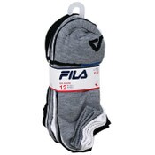 Wholesale - 12pk MEN FILA DBL STRIPE NS SOCKS SIZE 10-13, UPC: 193159315368